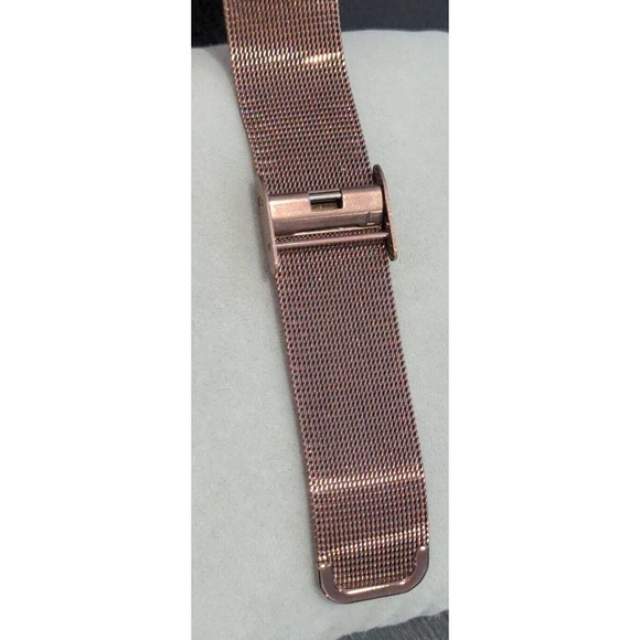 Gucci Women\'s Swiss U-Play Brown PVD Mesh Bracelet Watch 29mm w Box
